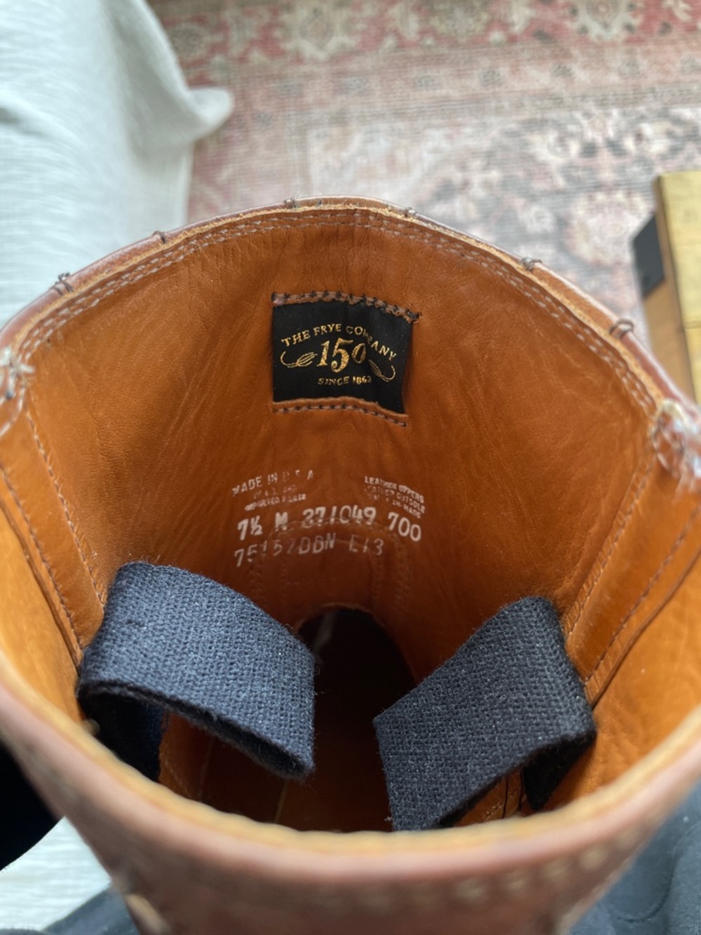 FRYE 150th Anniversary Harness Americana western boot … very RARE AND UNIQUE - Picture 4 of 5